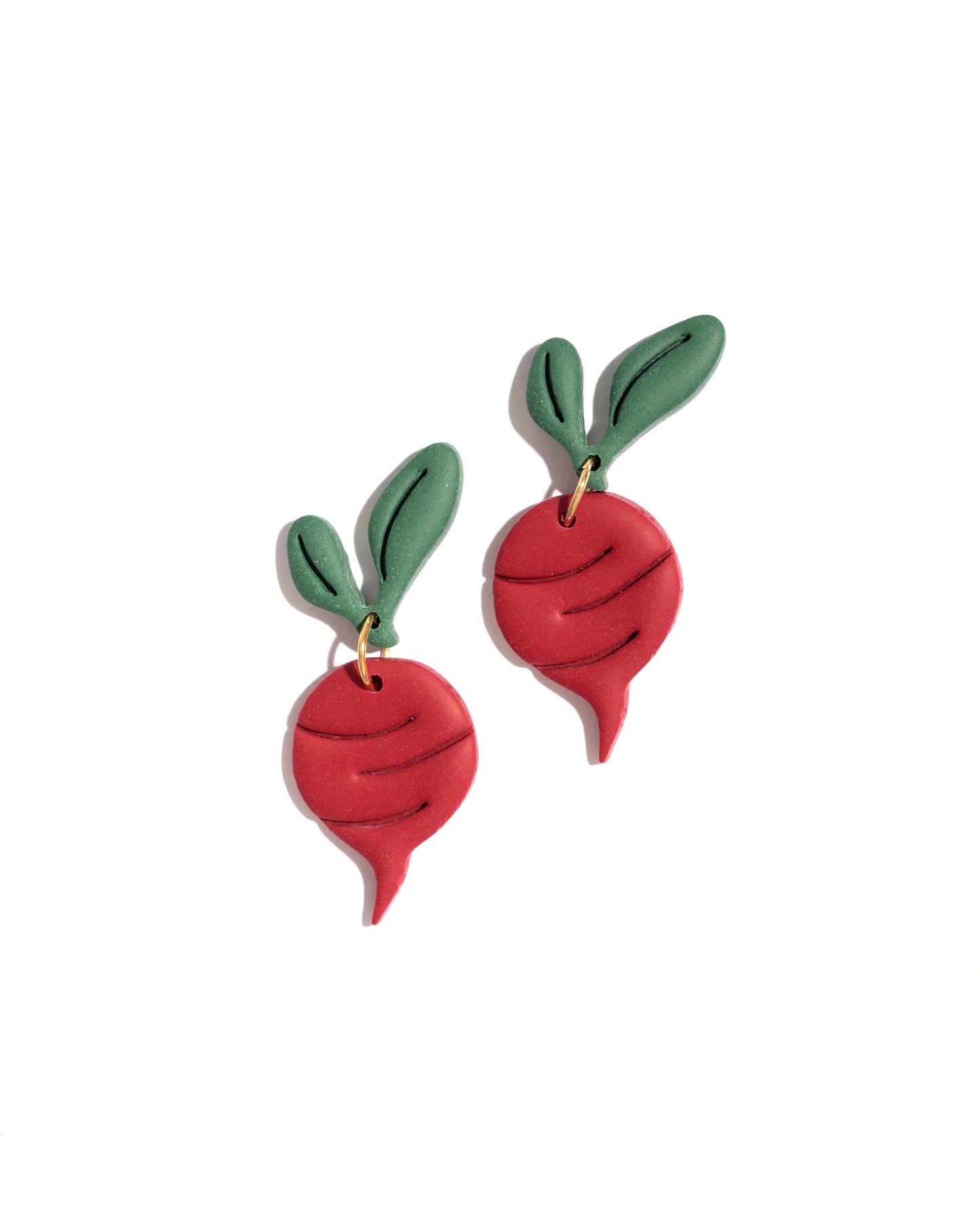 Beet Earrings