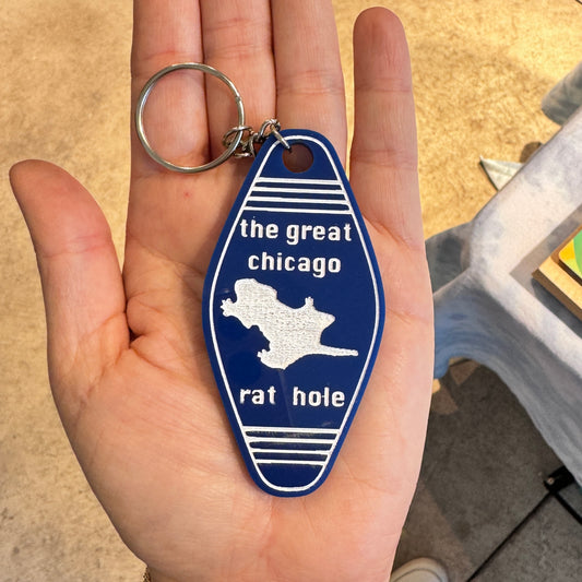 Chicago Rat Hole Keychain